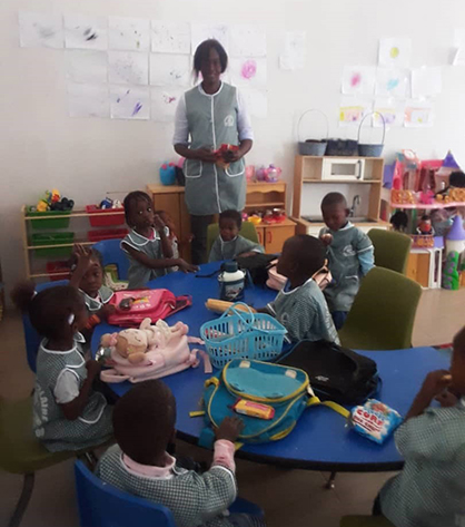 Children at Diene's school in Senegal